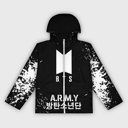 Ветровка с капюшоном женская BTS ARMY, цвет: 3D-белый