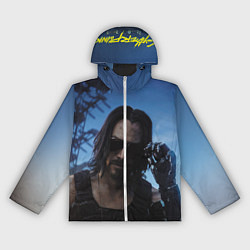 Ветровка с капюшоном женская Киану Ривз, цвет: 3D-белый