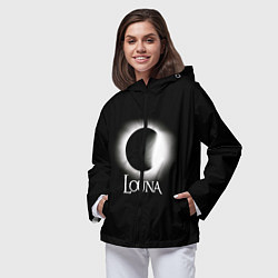 Ветровка с капюшоном женская Louna, цвет: 3D-черный — фото 2