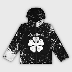 Ветровка с капюшоном женская ЧЁРНЫЙ КЛЕВЕР, цвет: 3D-черный