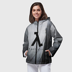 Ветровка с капюшоном женская Half Life, цвет: 3D-черный — фото 2