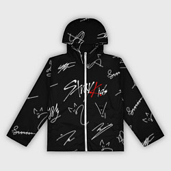 Ветровка с капюшоном женская STRAY KIDS, цвет: 3D-белый