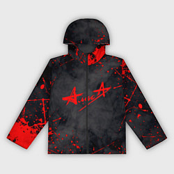 Ветровка с капюшоном женская АлисА, цвет: 3D-черный