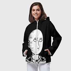 Ветровка с капюшоном женская ONE-PUNCH MAN, цвет: 3D-белый — фото 2