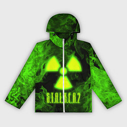 Ветровка с капюшоном женская STALKER 2, цвет: 3D-белый