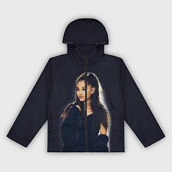 Ветровка с капюшоном женская Ariana Grande Ариана Гранде, цвет: 3D-черный