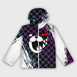 Ветровка с капюшоном женская MONOKUMA, цвет: 3D-белый