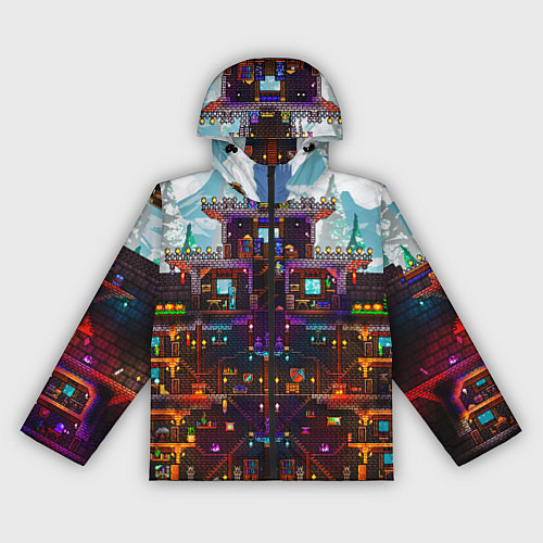 Женская ветровка Terraria / 3D-Черный – фото 1