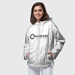Ветровка с капюшоном женская PORTAL, цвет: 3D-белый — фото 2