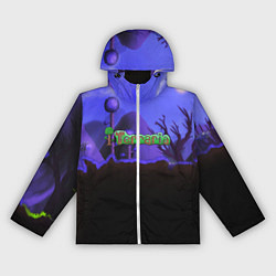 Ветровка с капюшоном женская TERRARIA, цвет: 3D-белый