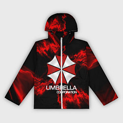 Ветровка с капюшоном женская UMBRELLA CORP, цвет: 3D-белый