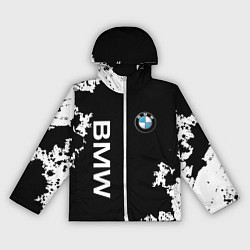 Ветровка с капюшоном женская BMW, цвет: 3D-белый