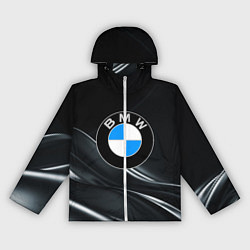 Ветровка с капюшоном женская BMW, цвет: 3D-белый