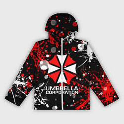 Ветровка с капюшоном женская UMBRELLA CORPORATION, цвет: 3D-белый