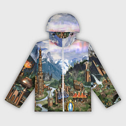 Ветровка с капюшоном женская HEROES, цвет: 3D-белый