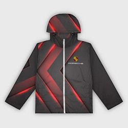 Ветровка с капюшоном женская PORSCHE, цвет: 3D-белый