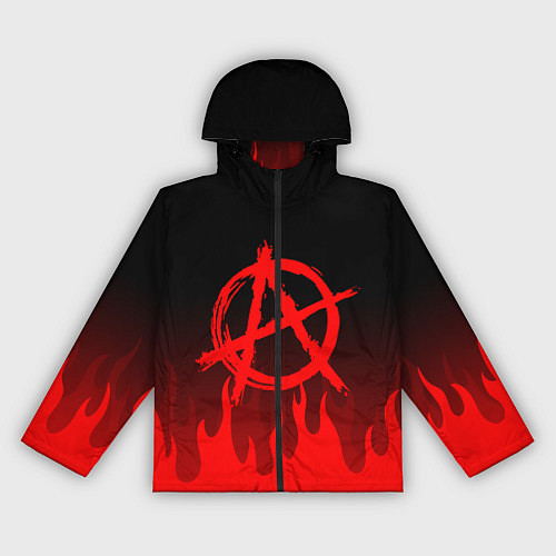 Женская ветровка АНАРХИЯ / 3D-Черный – фото 1