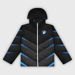 Ветровка с капюшоном женская BMW, цвет: 3D-белый