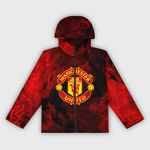 Женская ветровка МАНЧЕСТЕР ЮНАЙТЕД / 3D-Черный – фото 1