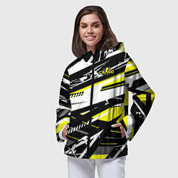 Ветровка с капюшоном женская Counter-Strike, цвет: 3D-черный — фото 2
