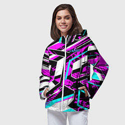 Ветровка с капюшоном женская Counter-Strike, цвет: 3D-белый — фото 2