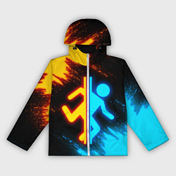 Ветровка с капюшоном женская PORTAL, цвет: 3D-белый