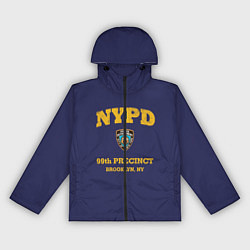 Ветровка с капюшоном женская Бруклин 9-9 департамент NYPD, цвет: 3D-черный