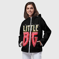 Ветровка с капюшоном женская Little Big, цвет: 3D-белый — фото 2