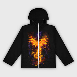 Ветровка с капюшоном женская Phoenix, цвет: 3D-белый