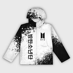 Ветровка с капюшоном женская BTS, цвет: 3D-белый