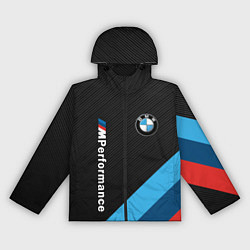 Ветровка с капюшоном женская BMW M PERFORMANCE, цвет: 3D-черный