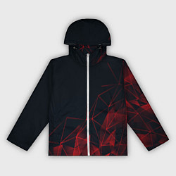 Ветровка с капюшоном женская RED STRIPES, цвет: 3D-белый