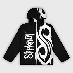 Ветровка с капюшоном женская Slipknot 6, цвет: 3D-белый