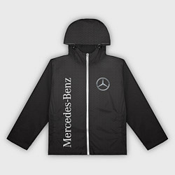 Ветровка с капюшоном женская Mersedes, цвет: 3D-белый