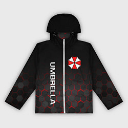 Ветровка с капюшоном женская UMBRELLA CORP, цвет: 3D-белый