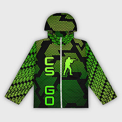 Ветровка с капюшоном женская CS GO Oko, цвет: 3D-белый