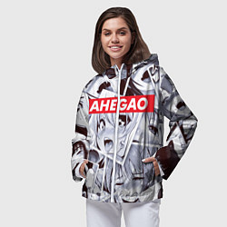Ветровка с капюшоном женская АХЕГАО, цвет: 3D-белый — фото 2