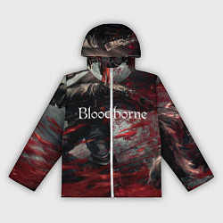 Ветровка с капюшоном женская Bloodborne, цвет: 3D-белый