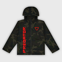 Ветровка с капюшоном женская Predator Military, цвет: 3D-черный