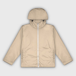 Ветровка с капюшоном женская Бежевая Маска, цвет: 3D-белый