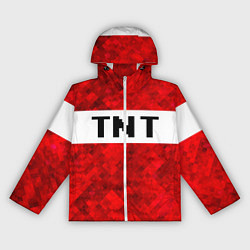 Ветровка с капюшоном женская Minecraft, цвет: 3D-белый