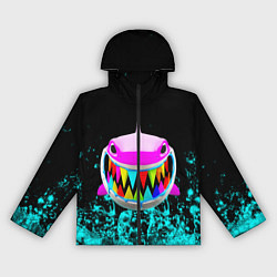 Ветровка с капюшоном женская 6IX9INE, цвет: 3D-черный