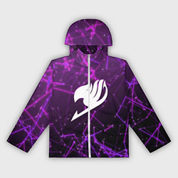 Ветровка с капюшоном женская Fairy Tail, цвет: 3D-белый