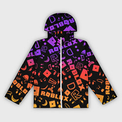 Ветровка с капюшоном женская Roblox, цвет: 3D-белый