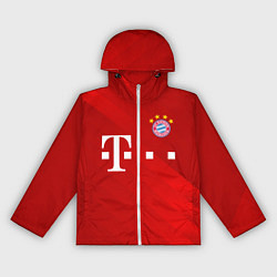 Ветровка с капюшоном женская FC Bayern Munchen, цвет: 3D-белый