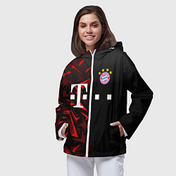 Ветровка с капюшоном женская FC Bayern Munchen Форма, цвет: 3D-белый — фото 2