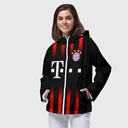 Ветровка с капюшоном женская FC Bayern Munchen, цвет: 3D-белый — фото 2