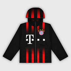Ветровка с капюшоном женская FC Bayern Munchen, цвет: 3D-черный