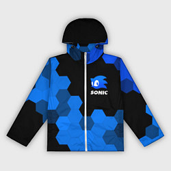 Ветровка с капюшоном женская СОНИК SONIC, цвет: 3D-белый