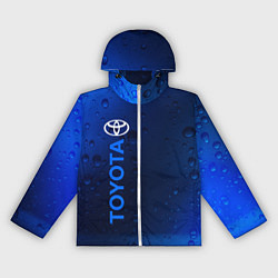 Ветровка с капюшоном женская TOYOTA ТОЙОТА, цвет: 3D-белый
